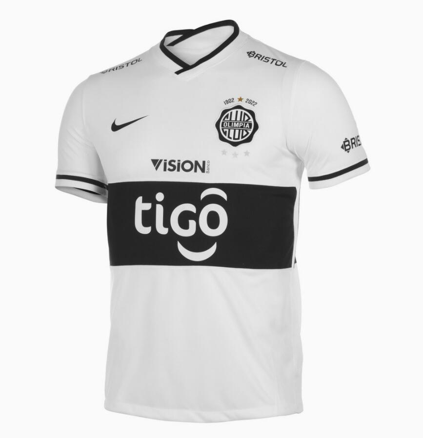 2022/23 Club Olimpia Home Kit Soccer Jersey